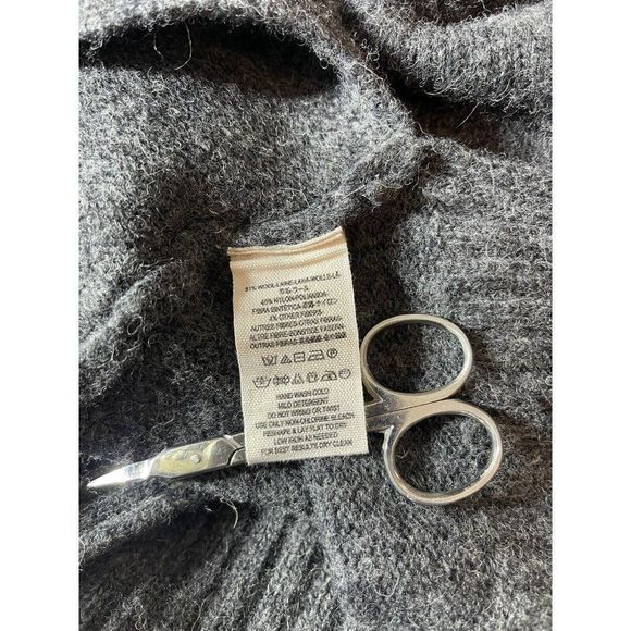 COPY - FREE PEOPLE WOMEN'S  WOOL MIX GRAY SWEATER KNITTED VEST SIZE S/P #845 - Picture 8 of 8